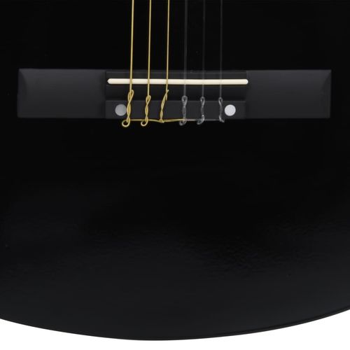 Klasična gitara Western s ujednačivačem i 6 žica crna slika 35