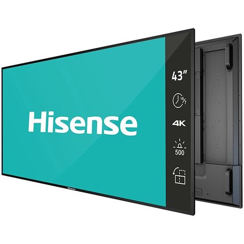 Hisense digital signage display 43B4E31T 43'' / 4K / 500 nita / 60 Hz / (18h / 7 dana) slika 1