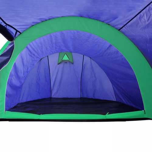 Šator za kampiranje za 4 osobe tamna plava/zelena slika 7