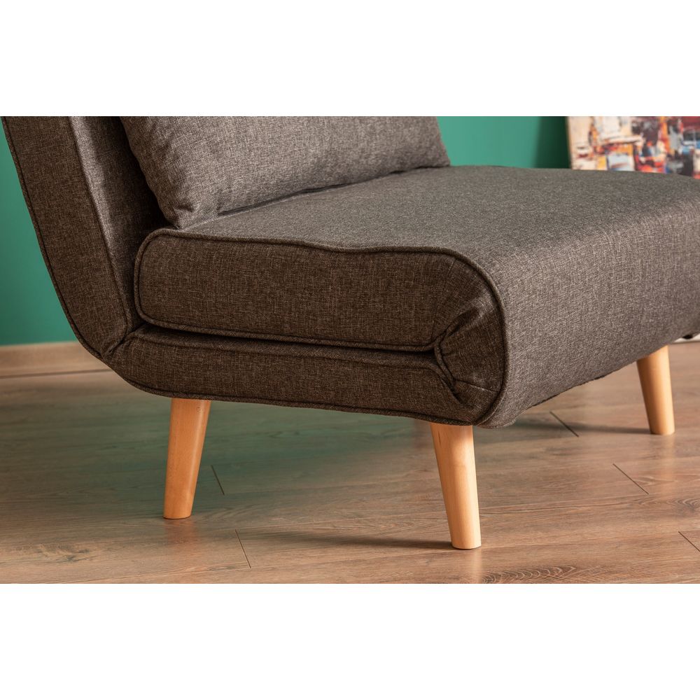 Folde Single - Tamno Siva Sofa na Razvlačenje za Jednu Osobu slika 4