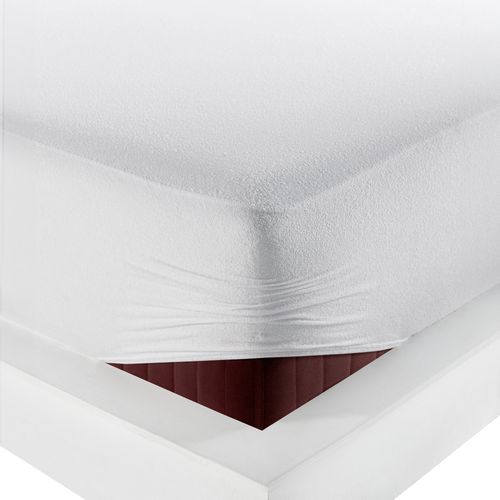 Alez Fitted (160 x 200) White Double Bed Protector slika 9