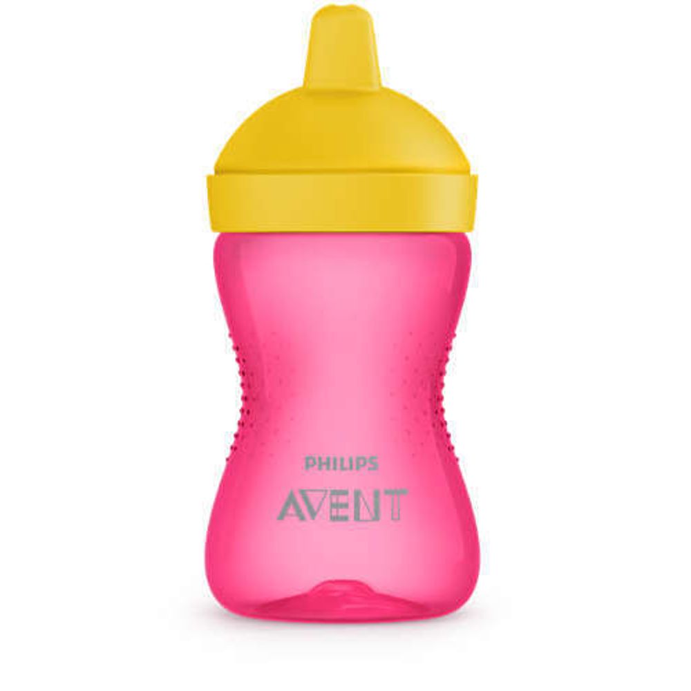 Philips avent šalica s tvrdim nastavkom za usta 18+ roza slika 1