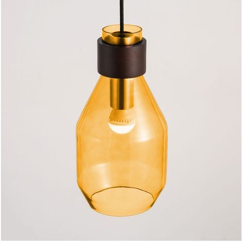 TOOLIGHT Staklena stropna svjetiljka narančasta APP434-1CP slika 7
