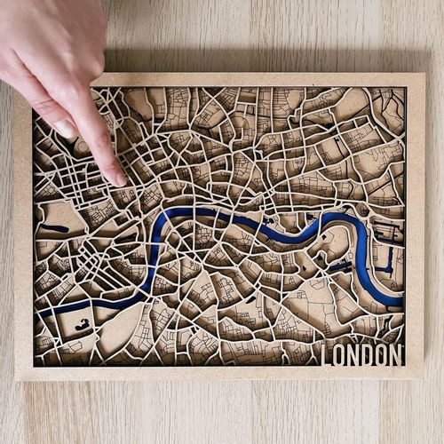 3D mapa grada "London"🇬🇧 slika 3
