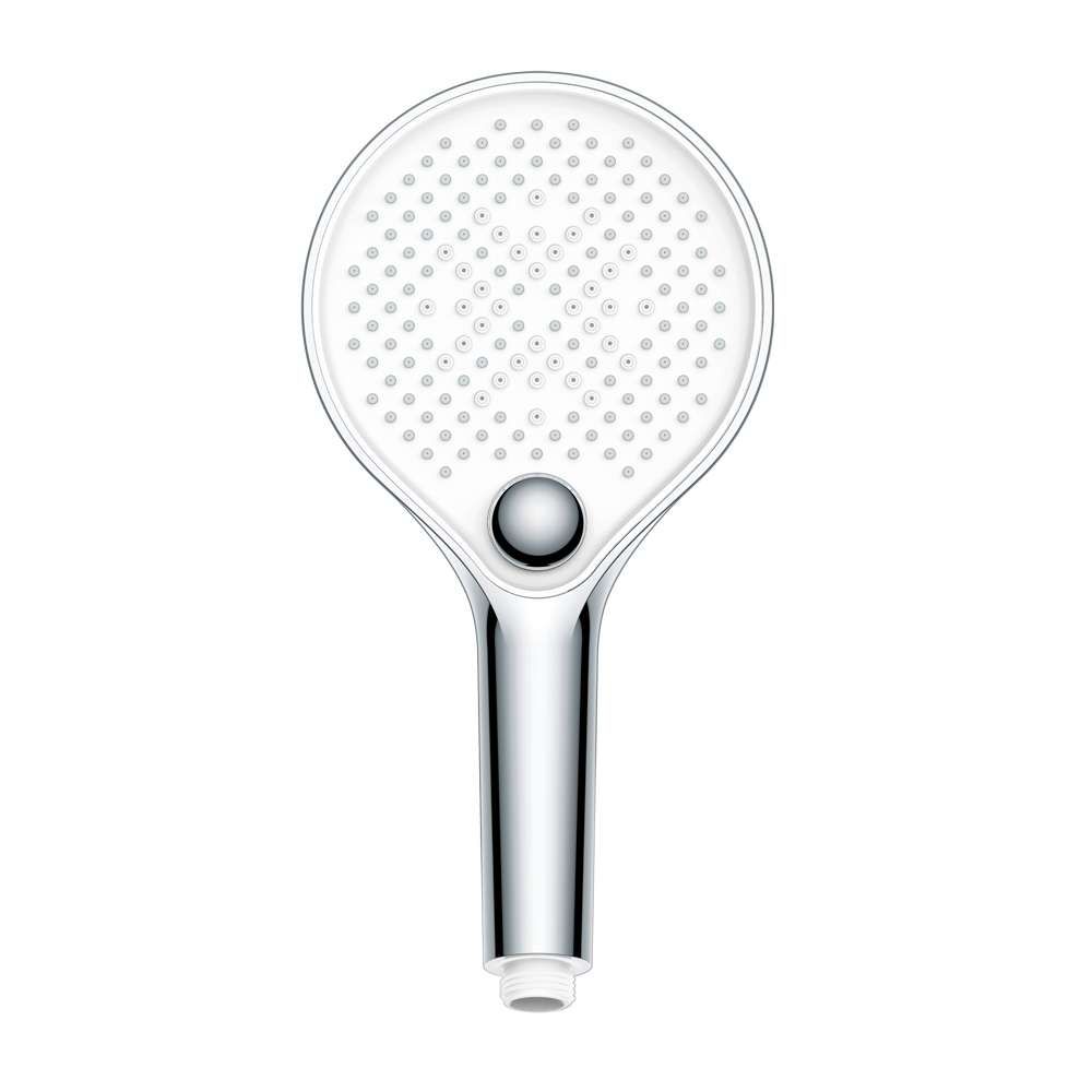 Inter Ceramic tuš ručica, 3 funkcije 13cm abs kromirana/bijela slika 3