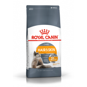 ROYAL CANIN FCN Hair & Skin, uravnotežena potpuna hrana za odrasle mačke, za njegu i nutricionističku potporu dlake i kože, 2 kg