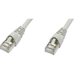 Telegärtner L00000D0026 RJ45 mrežni kabel, Patch kabel cat 5e F/UTP 1.00 m siva vatrostalan, sa zaštitom za nosić 1 St.