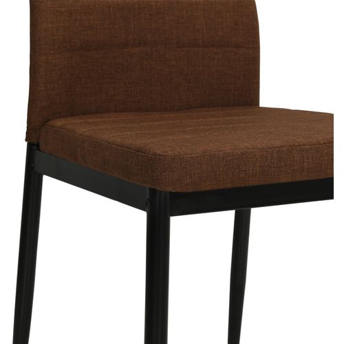 Blagovaonske stolice od tkanine 6 kom smeđe slika 35