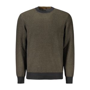 HUGO BOSS MEN'S BLACK SWEATER