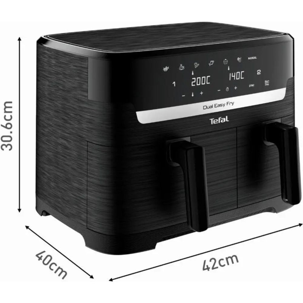 Tefal friteza Dual Easy Fry EY901N10 slika 7