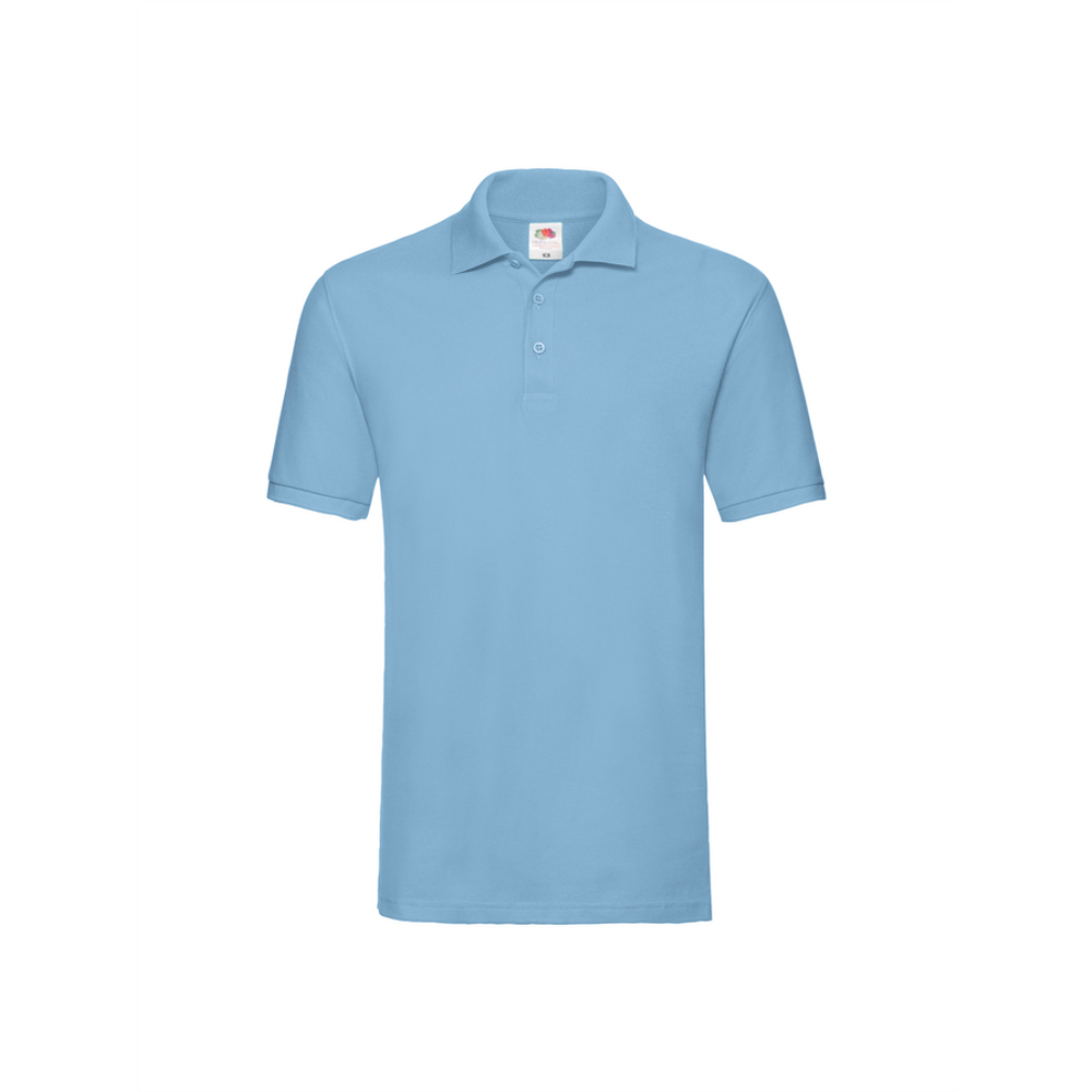 Fruit Of The Loom Polo majica kratkih rukava 180g - Svijetlo plava L slika 1