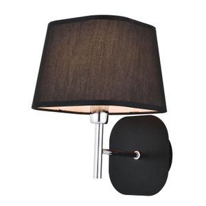 Zidna lampa HAP-9071-1BS u crnoj boji