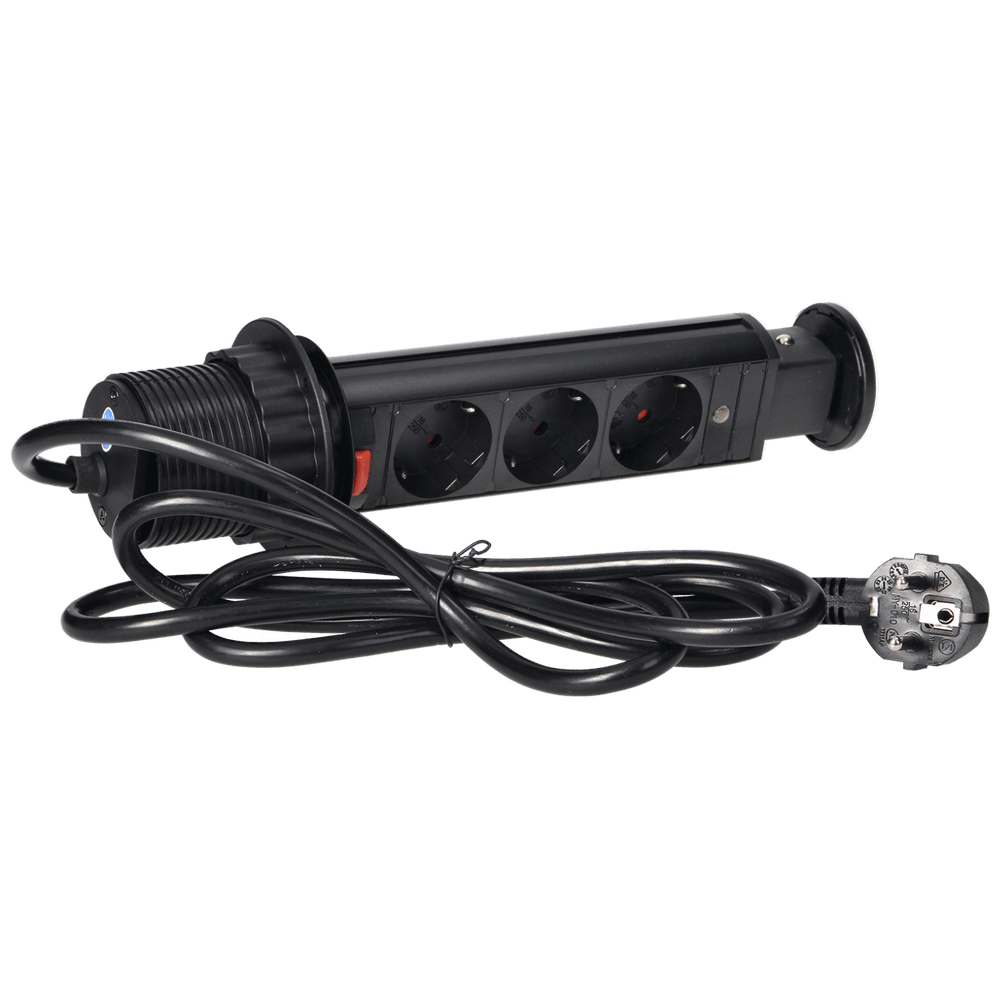 Orno Produžni kabel sa 3 x Schuko utičnice, ugradbena - OR-AE-1347(GS)/B slika 5
