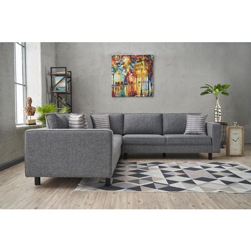 Atelier Del Sofa Kutna garnitura KALE LINEN, siva, Kale Linen - Grey slika 3