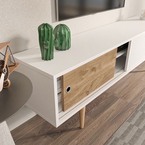 Ecrin - White, Walnut White
Walnut TV Stand slika 4