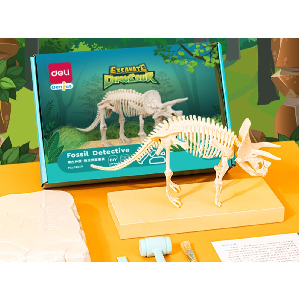 Deli Kreativni set za iskopavanje Science Experiment 74349 Triceratops slika 4