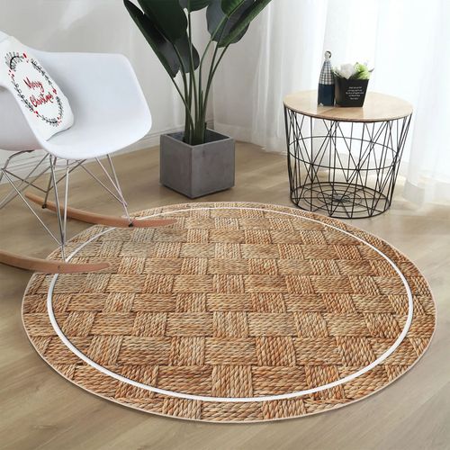 WOOPAMUK501 Cream Rug (100 x 100) slika 2