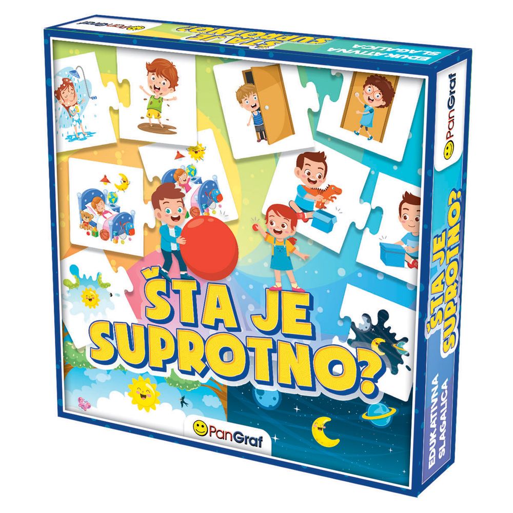 PanGraf 800816 Edukativna slagalica Šta je suprotno? slika 1