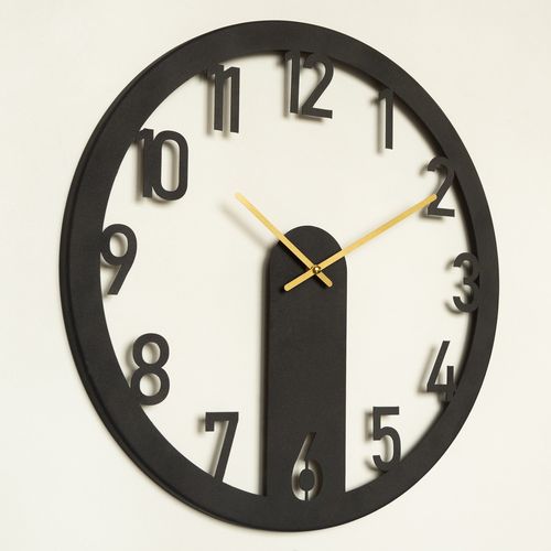 Wallity Mood Metal Wall Clock - APS114 - Black Black
Gold Decorative Metal Wall Clock slika 3
