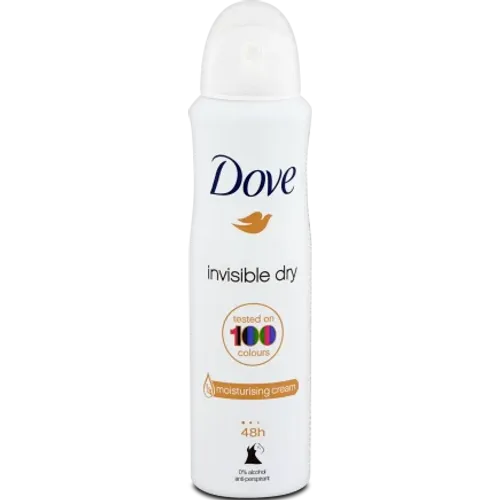 Dove dezodorans u spreju Invisible dry 150ml slika 1