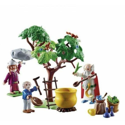 Playset Playmobil Getafix with the cauldron of Magic Potion Astérix 70933 57 Dijelovi slika 2