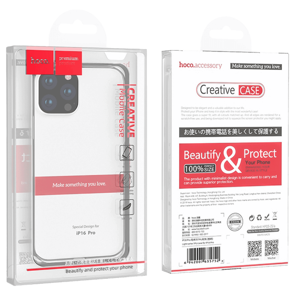 hoco. Maska za iPhone 16 Pro - TPU case for iP16 Pro slika 2
