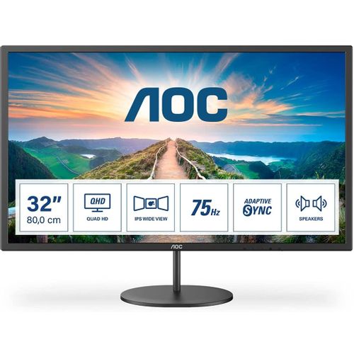 AOC Q32V4 31.5" IPS QHD Monitor s osvježavanjem od 75Hz slika 1