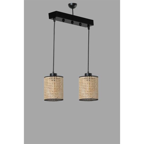 April - 8577-5 Rattan Chandelier slika 2