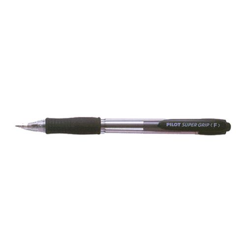 Kemijska olovka Pilot Super grip, BPGP-10R-F-B, crna slika 1