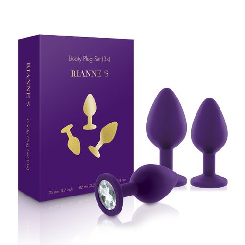 RS - Soiree - Booty Plug Original Set 3x Purple slika 2