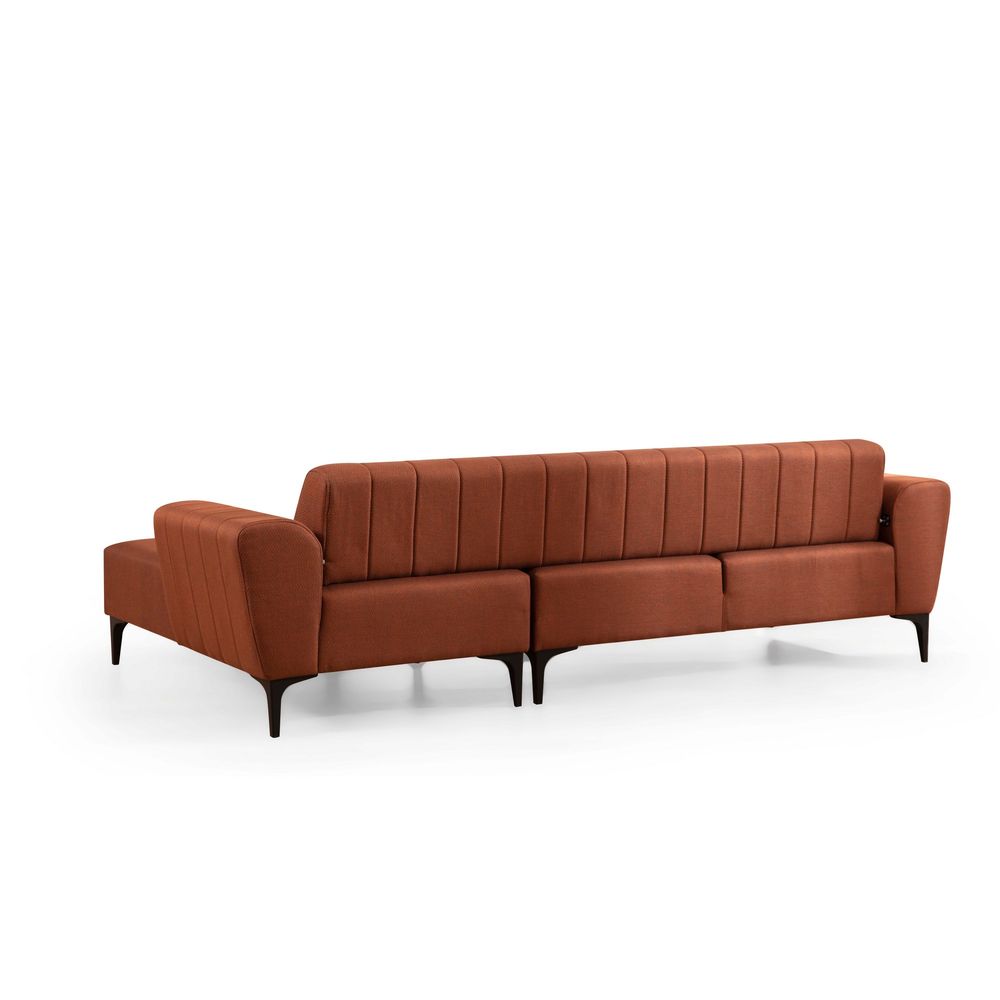 Ugaona Sofa na Razvlačenje Hamlet - Crvena slika 4
