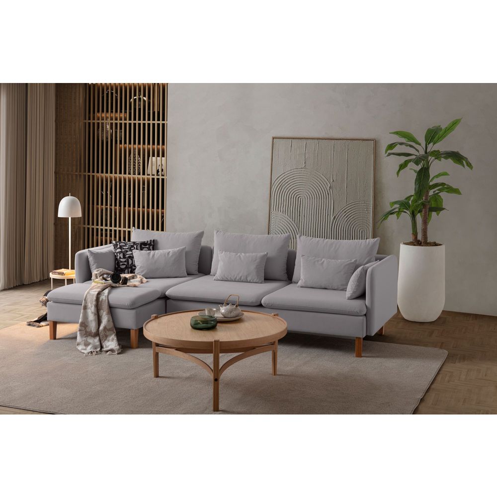 Ugaona Sofa Flexy Relax - Siva slika 1