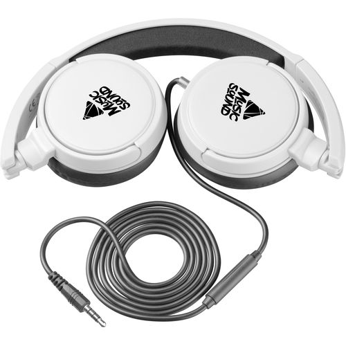 Cellularline Music Sound slušalice on-ear white slika 2