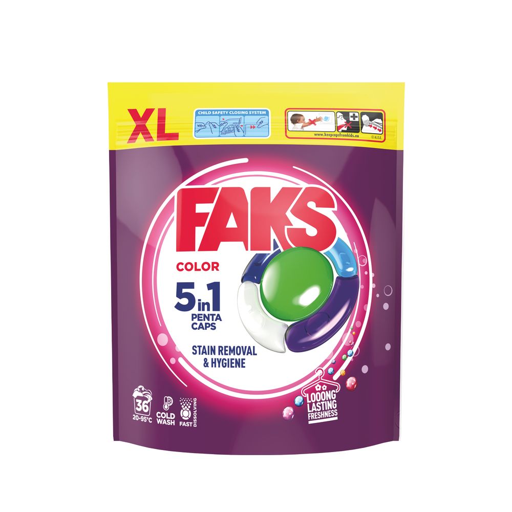 Faks kapsule za veš 5u1 Color 36kom slika 1