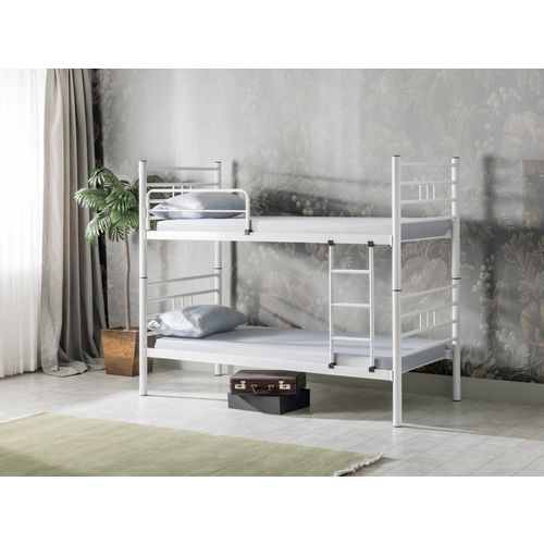 R70 - White, (90 x 190) White Bunk Bed slika 1