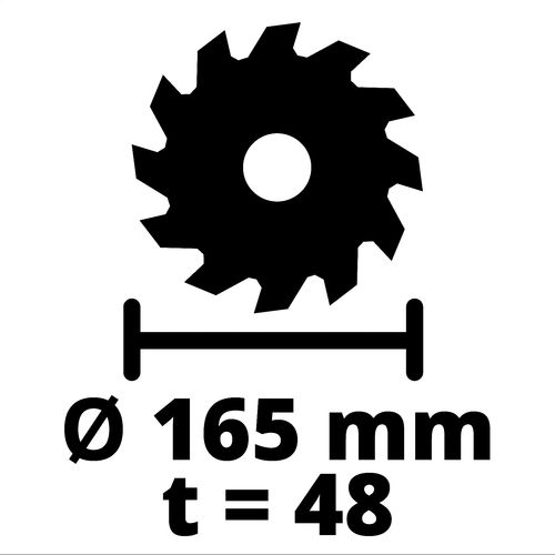 EINHELL TE-PS 165, uranjajuća kružna pila slika 5