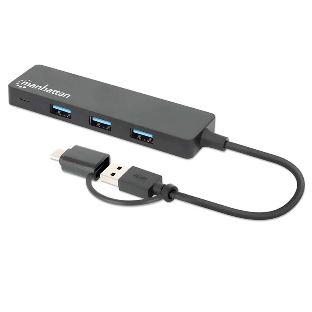 MANHATTAN Hub s 4 USB 3.0 Type-C/Type-A priključka slika 1