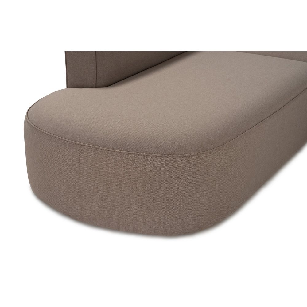 Mora (X-Oval-L1-O1-O1-R1) Svijetlosmeđi Kutni Sofa slika 14