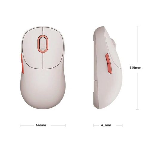 Xiaomi Wireless Mouse 3 Pink GL miš roze (BHR8911GL) slika 3