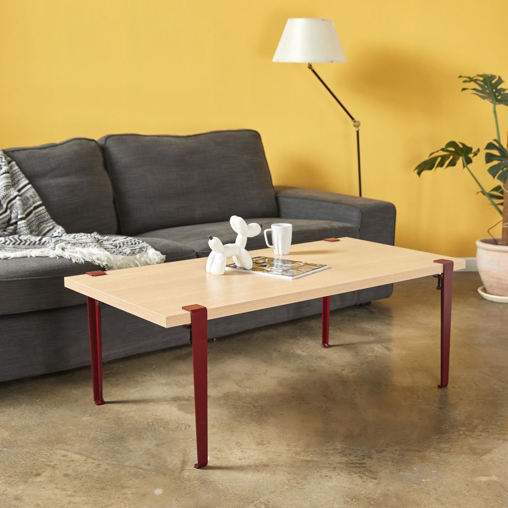 Fonissa Wooden Burgundy Wooden Burgundy Coffee Table — Bazzar.rs — free download