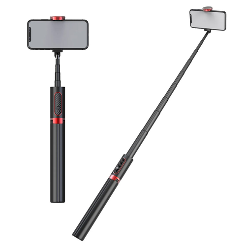 Selfie stick M18 + tripod crni/crveni slika 2