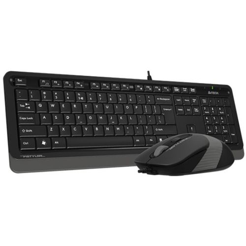 A4-F1010 A4Tech Fstyler tastatura US-LAYOUT + mis USB, Grey slika 2