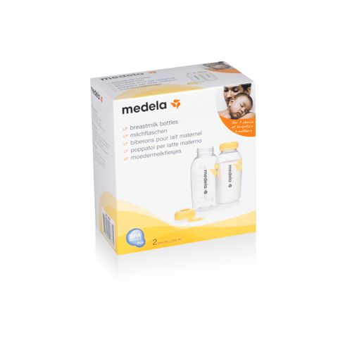 Medela - Breastmilk Bottles 250 ml (2 pcs.) flašica za čuvanje mleka sa poklopcem (2 kom) slika 2