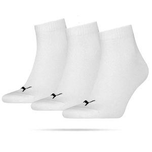 Puma Čarape Quarter Plain 3P, Bijele