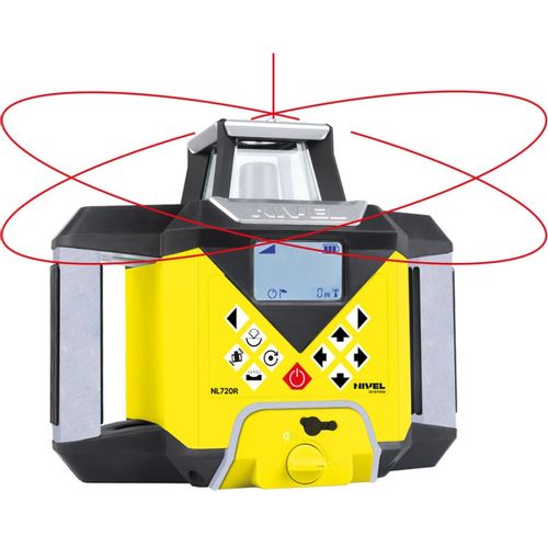 Nivel System Rotacijski laser NL720R Digital 700 m komplet s laserskom letvom (LS-24) i stativom (SJJ1) slika 1