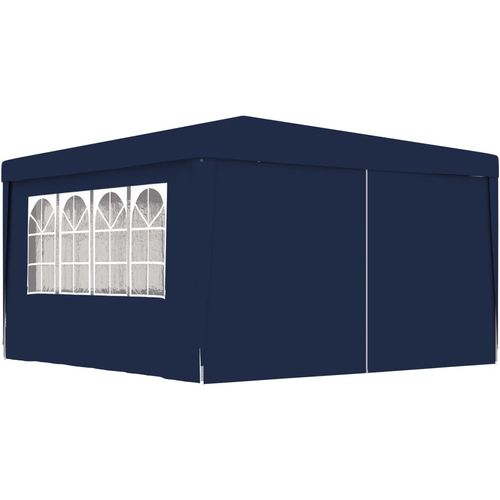 Profesionalni šator za zabave 4 x 4 m plavi 90 g/m² slika 6