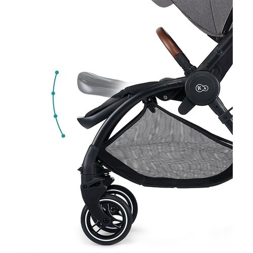 Kinderkraft Kolica Evolution Cocoon 2u1, siva slika 34