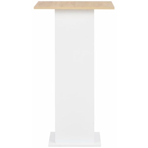 Barski stol bijeli i boja hrasta sonome 60 x 60 x 110 cm slika 18