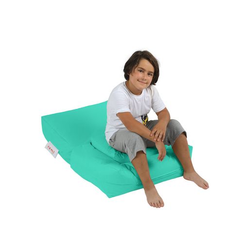 Atelier Del Sofa Vreća za sjedenje, Kids Single Seat Pouffe - Turquoise slika 4