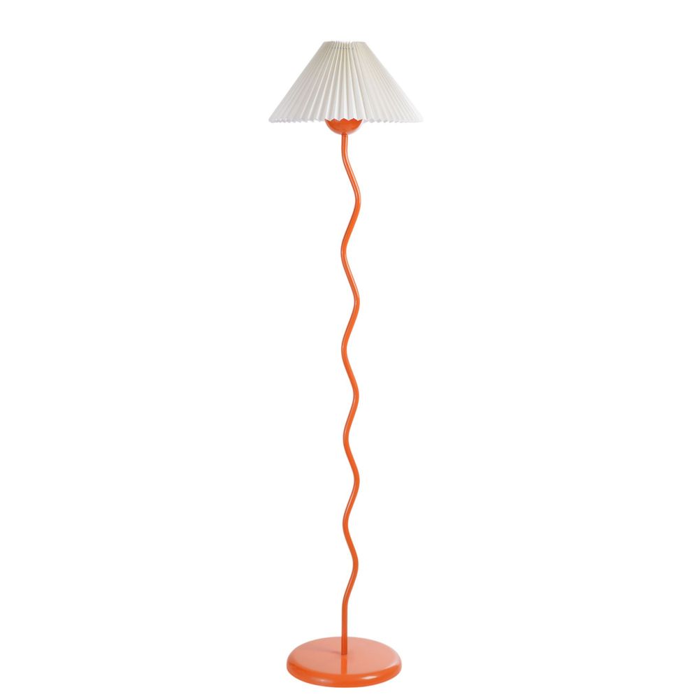 Opviq Podna lampa 676, bijela, narančasta slika 3